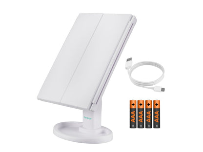 Make-up mirror with LED light and magnification Beper P302VIS050