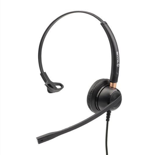 Headphones Tellur Voice 510N Monoaural In-Ear USB, Black - Ergonomic and Reliable