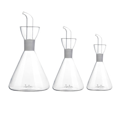 Borosilicate oil bottle with anti-drip system Jata HACC4537