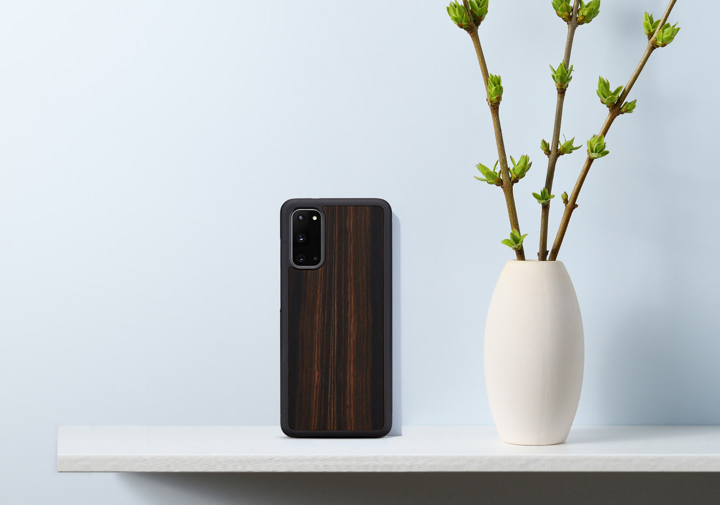 Деревянный чехол для Samsung Galaxy S20 MAN&amp;WOOD, черный