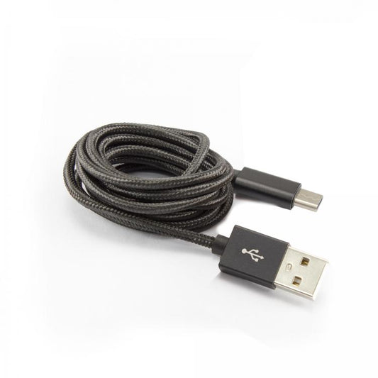 USB cable Type C 1.5m, black - Sbox USB-TYPEC-15B