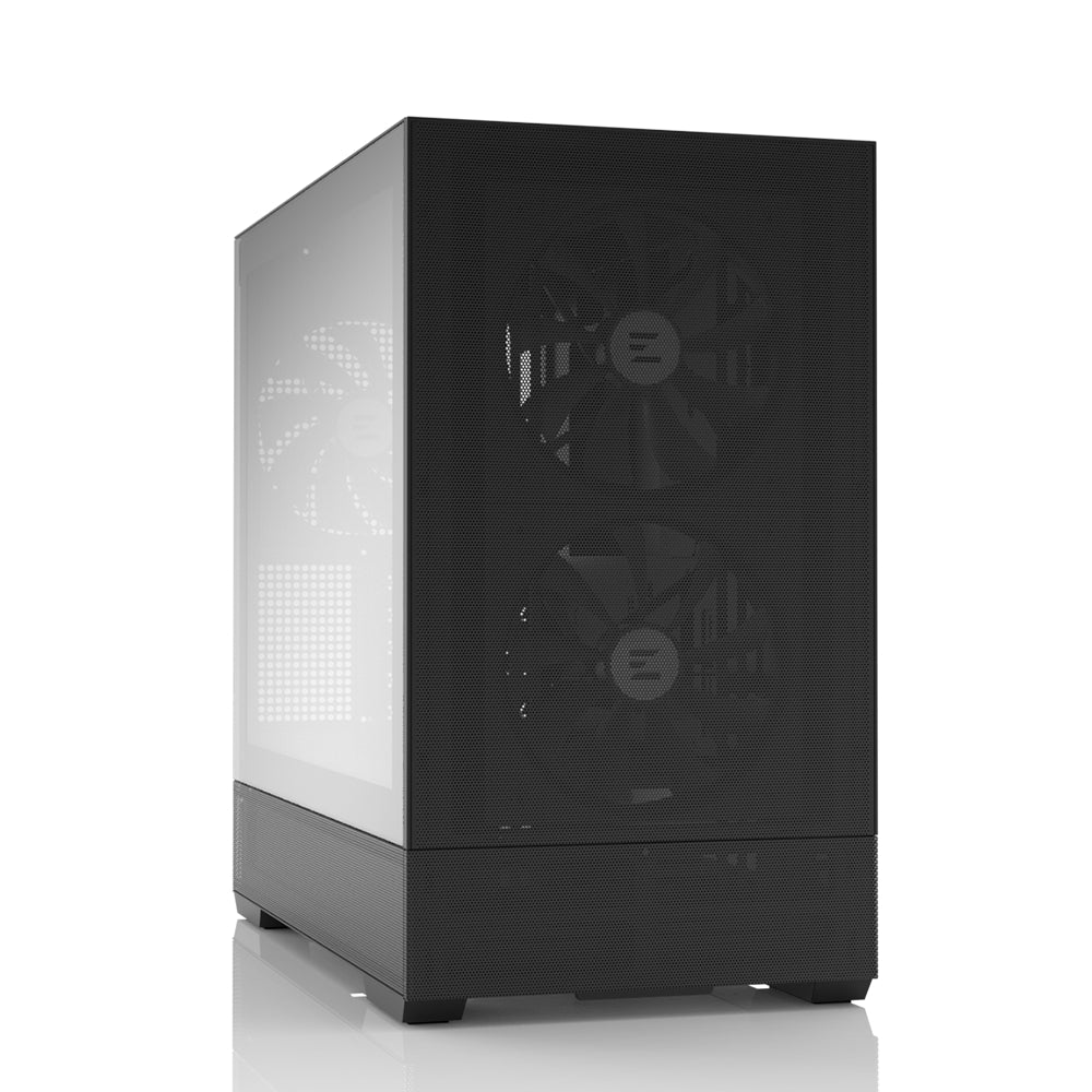 Computer case with ARGB fans, Zalman P30 Air Black