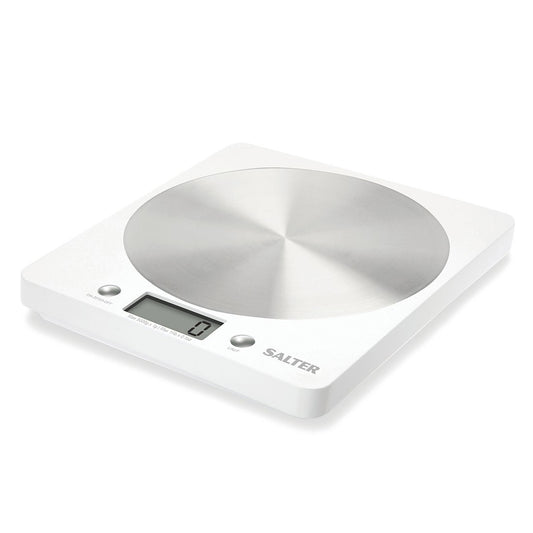 Salter 1036 WHSSDREU16 Disc Electronic Digital Kitchen Scales - White