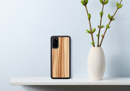 Samsung Galaxy S20 dabīgā koka un polikarbonāta vāciņš MAN&WOOD