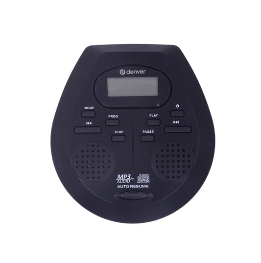 Portable CD/MP3 Player with Anti-Shock - Denver DMP-395B Black