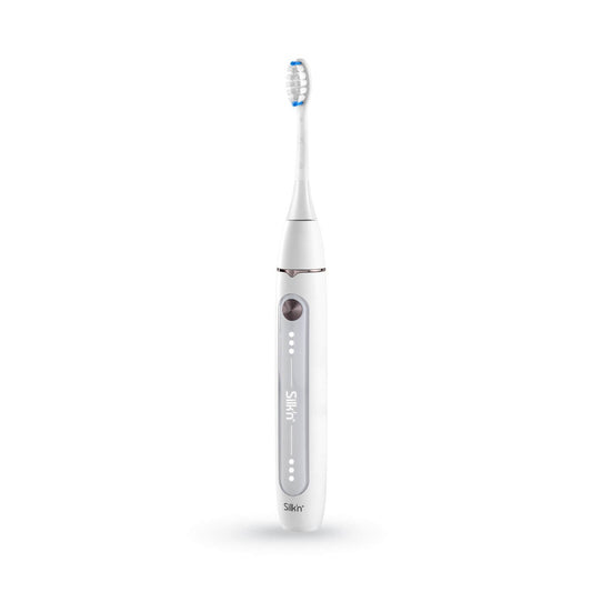 Sonic electric toothbrush with long battery life, Silkn SonicYou White SY1PE1W001