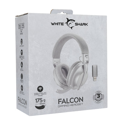 Беспроводная игровая гарнитура White Shark Falcon с микрофоном