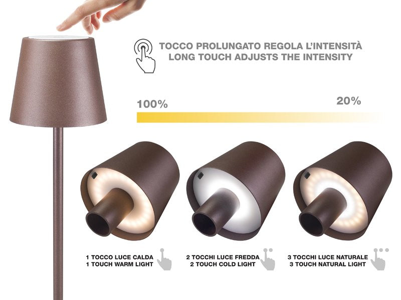 Rechargeable Touch Controlled Table Lamp Beper P201UTP113