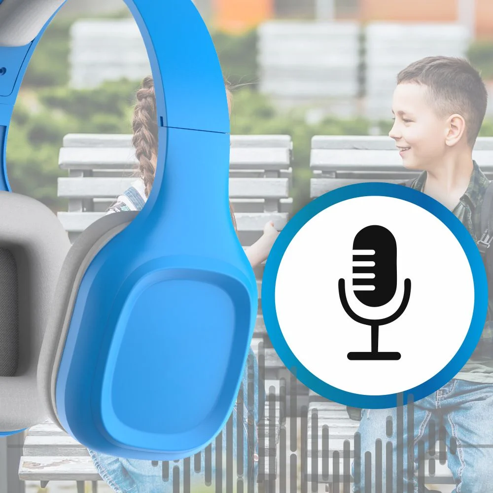 Bluetooth-наушники синие — Manta HDP802BL