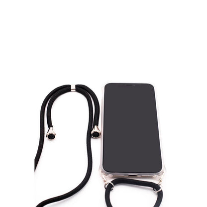 Silicone case with string, transparent, Evelatus Samsung A40s