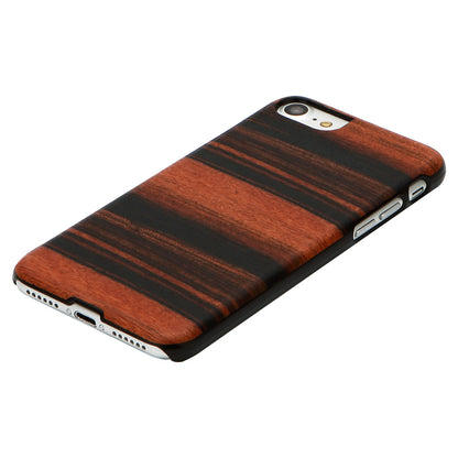 iPhone 7/8 SE (2020) wooden case, black, MAN&amp;WOOD