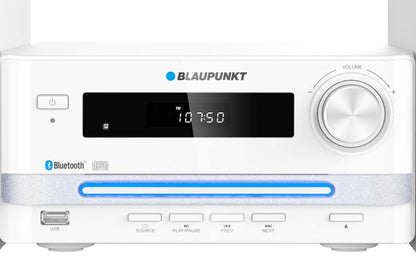 Bluetooth Audio Sistēma Blaupunkt MS16BT Edition - CD/MP3/WMA Atskaņošana, FM Radio ar 40 Stacijām, USB Ports līdz 32GB, 45W Izejas Jauda