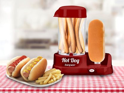 Hotdog cooking machine with steamer - Beper P101CUD501