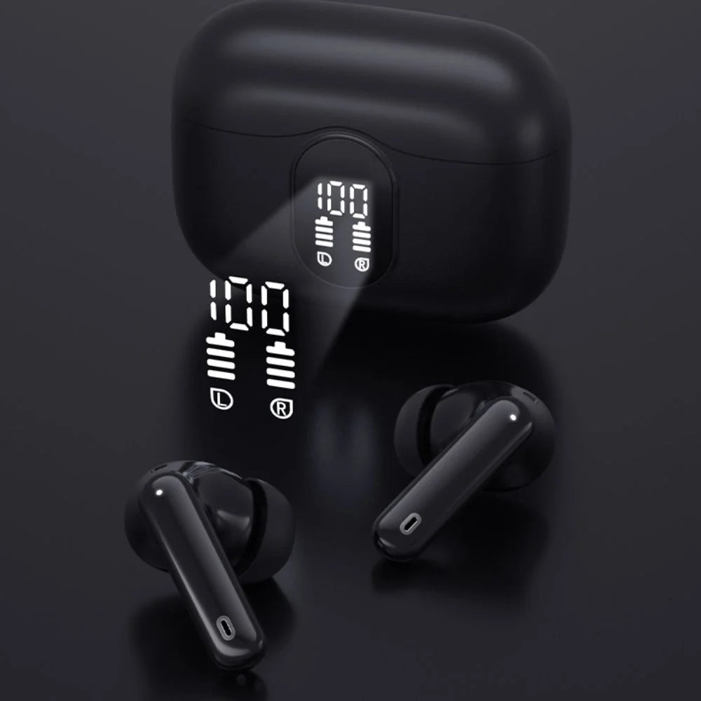 Wireless Bluetooth Headphones Black - Manta MTWS009B Rytmo Pro