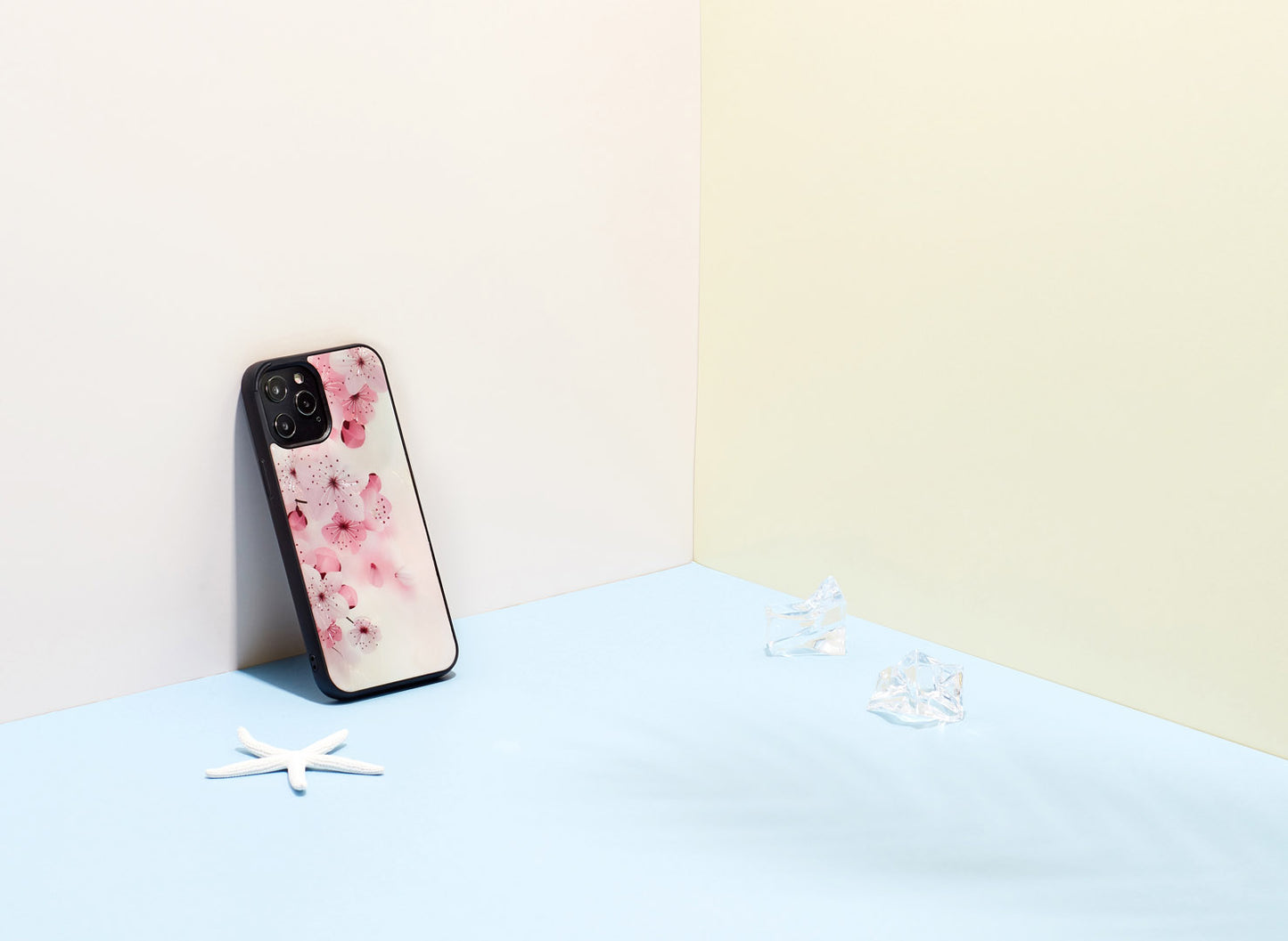 iPhone 12/12 Pro protective case with cherry blossoms, iKins