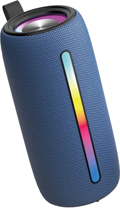 Bluetooth speaker with RGB lights, 50W, TWS - Denver BTL-360BU Blue