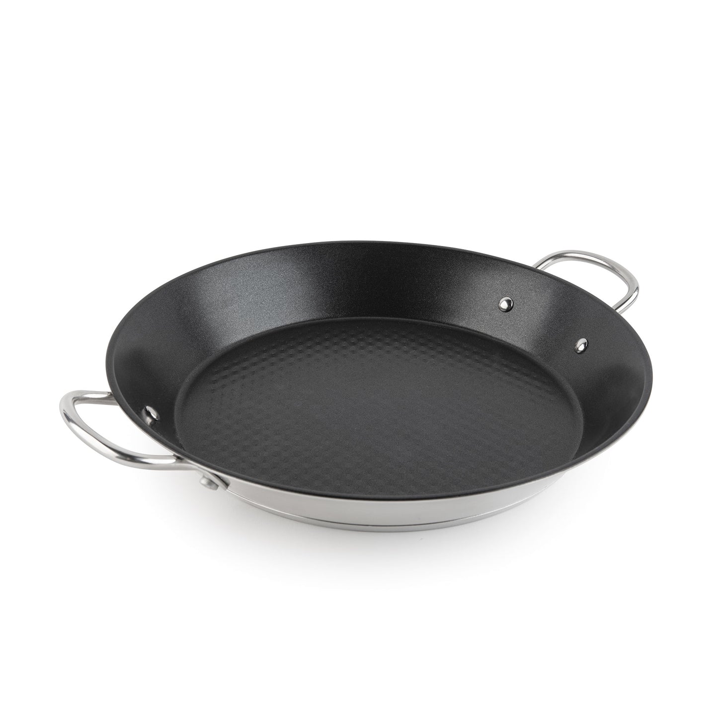 Stainless steel paella pan 32cm Jata HPAE2132