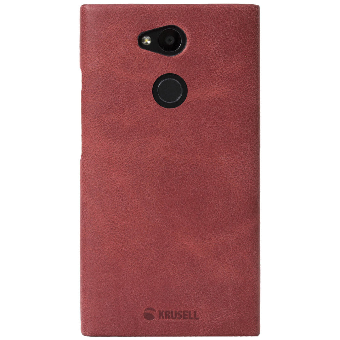 Leather case envelope in red for Sony Xperia L2