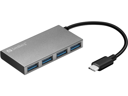 Карманный концентратор Sandberg 136-20 USB-C на 4 xUSB 3.0