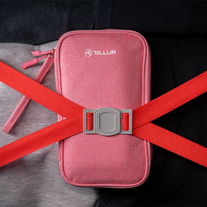 Universal travel cable organizer pink Tellur