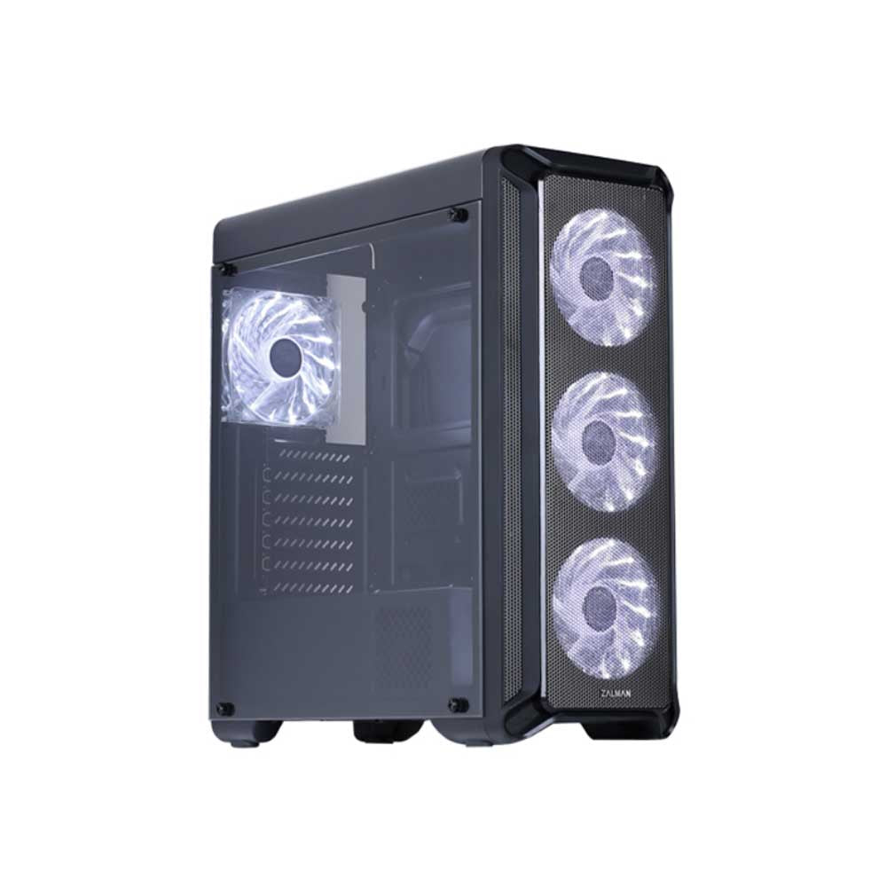 Zalman I3 ATX, White LED fan x4 