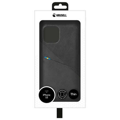 Чехол для телефона с отделением для кредитной карты, винтажная кожа, Krusell iPhone 12 mini