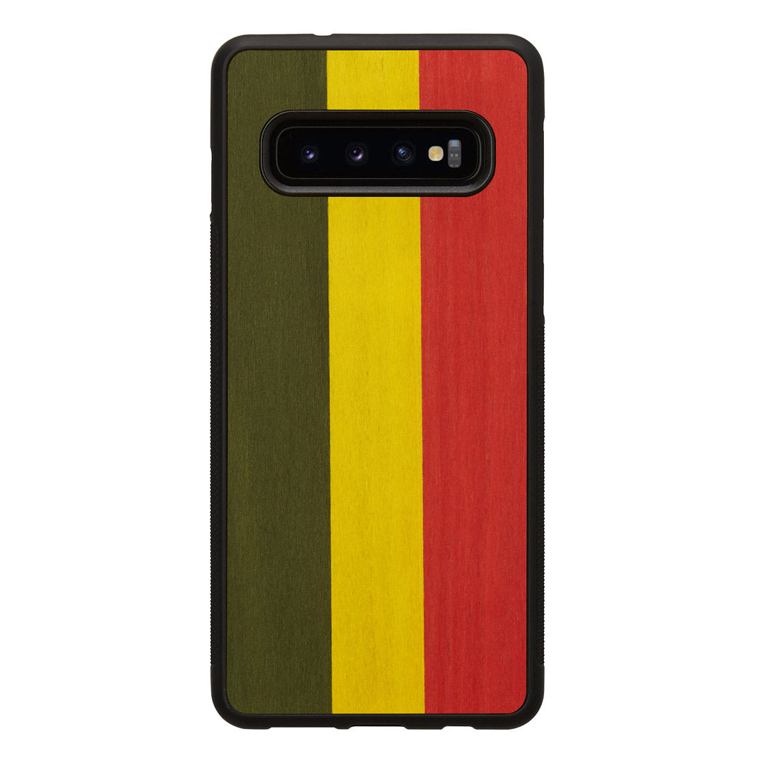 Viedtālruņa vāciņš Galaxy S10 dabīgā koka MAN&WOOD