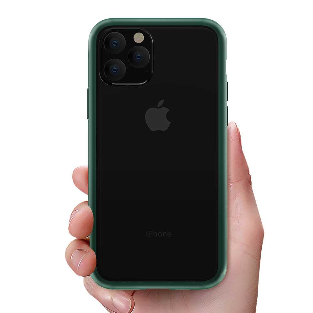 Ударопрочный чехол для iPhone 11 Pro зеленый – Devia Shark4