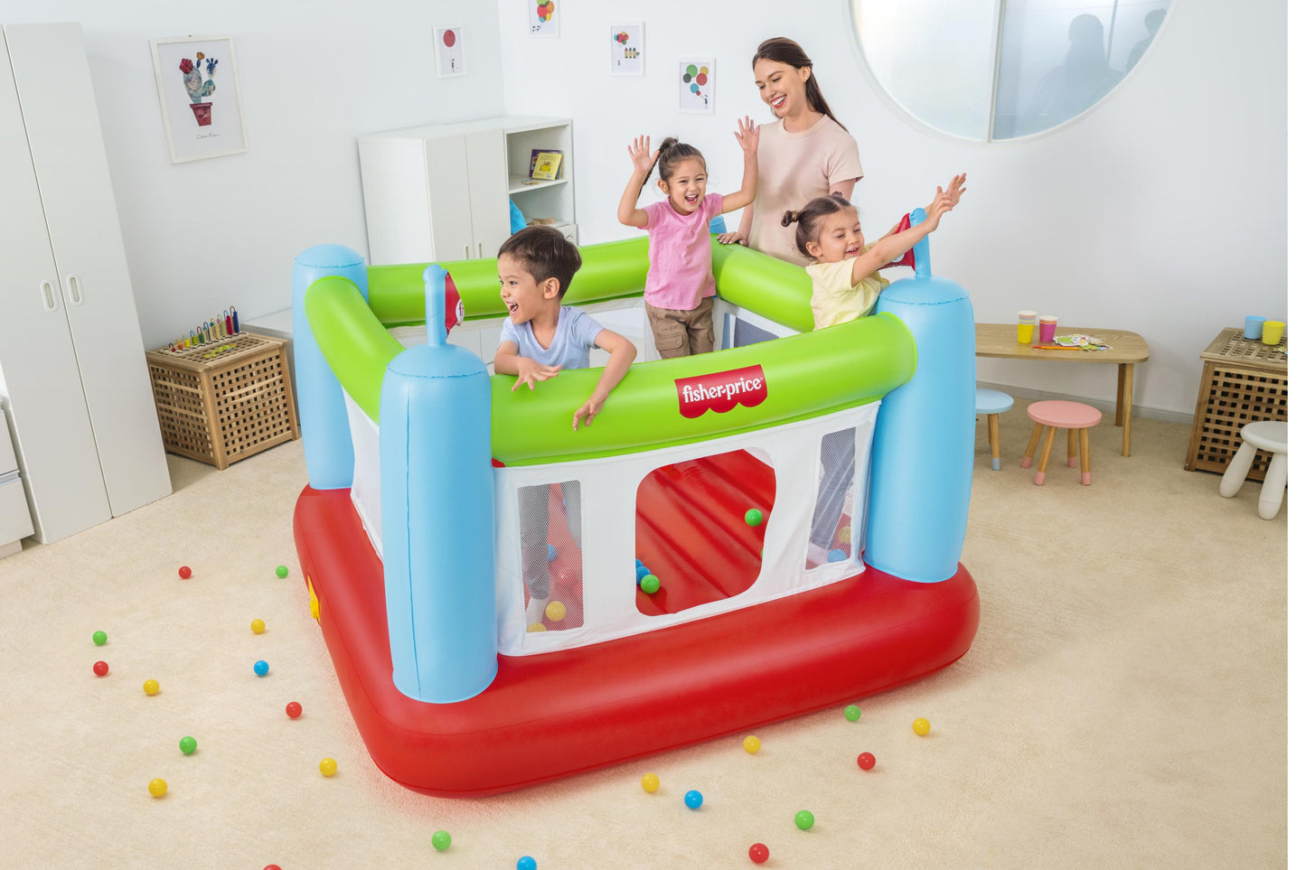 Bestway 93563 Надувной шезлонг Fisher-Price 93563