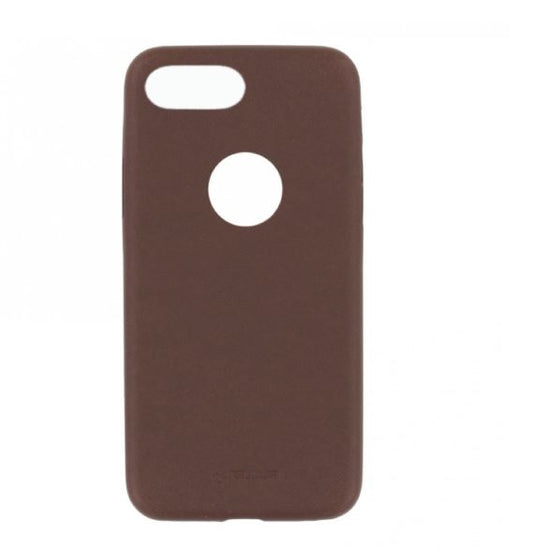 Чехол Tellur Slim из синтетической кожи для iPhone 8 Plus, коричневый