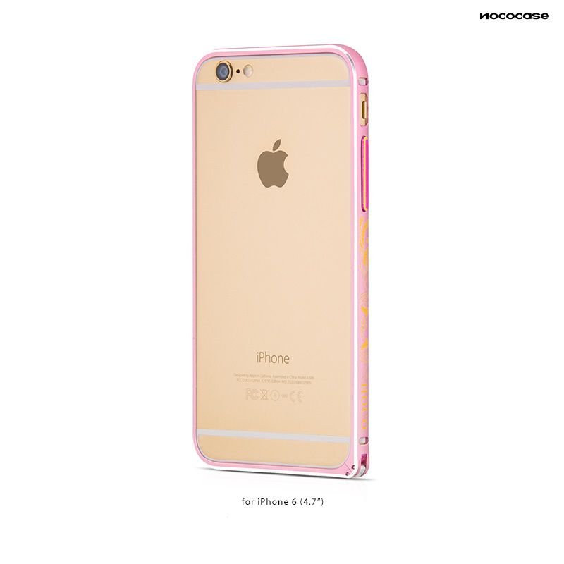 Бампер Hoco Good Fortune для Apple iPhone 6/6S розовый
