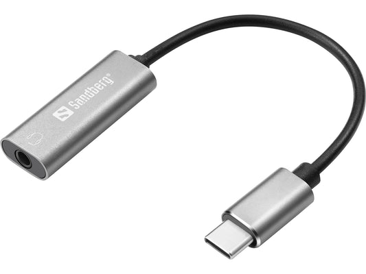Austiņu Adapteris ar USB-C un 3.5 mm Ligzdu - Sandberg 136-27