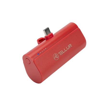 Powerbank Tellur PD202 5000mAh in red color