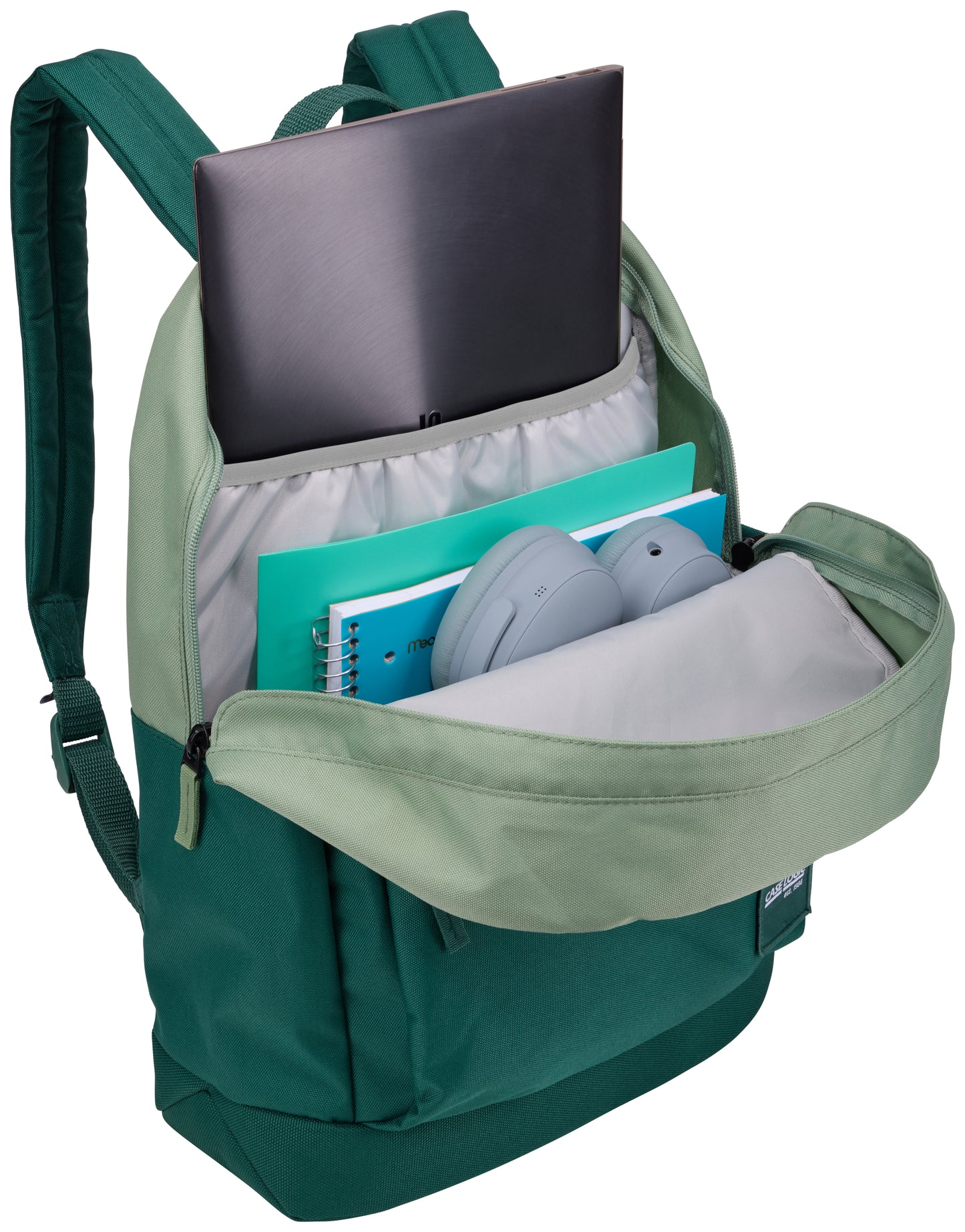 Campus 24L backpack for laptops up to 15.6" Case Logic CCAM-1216 Islay Green/Smoke Pine