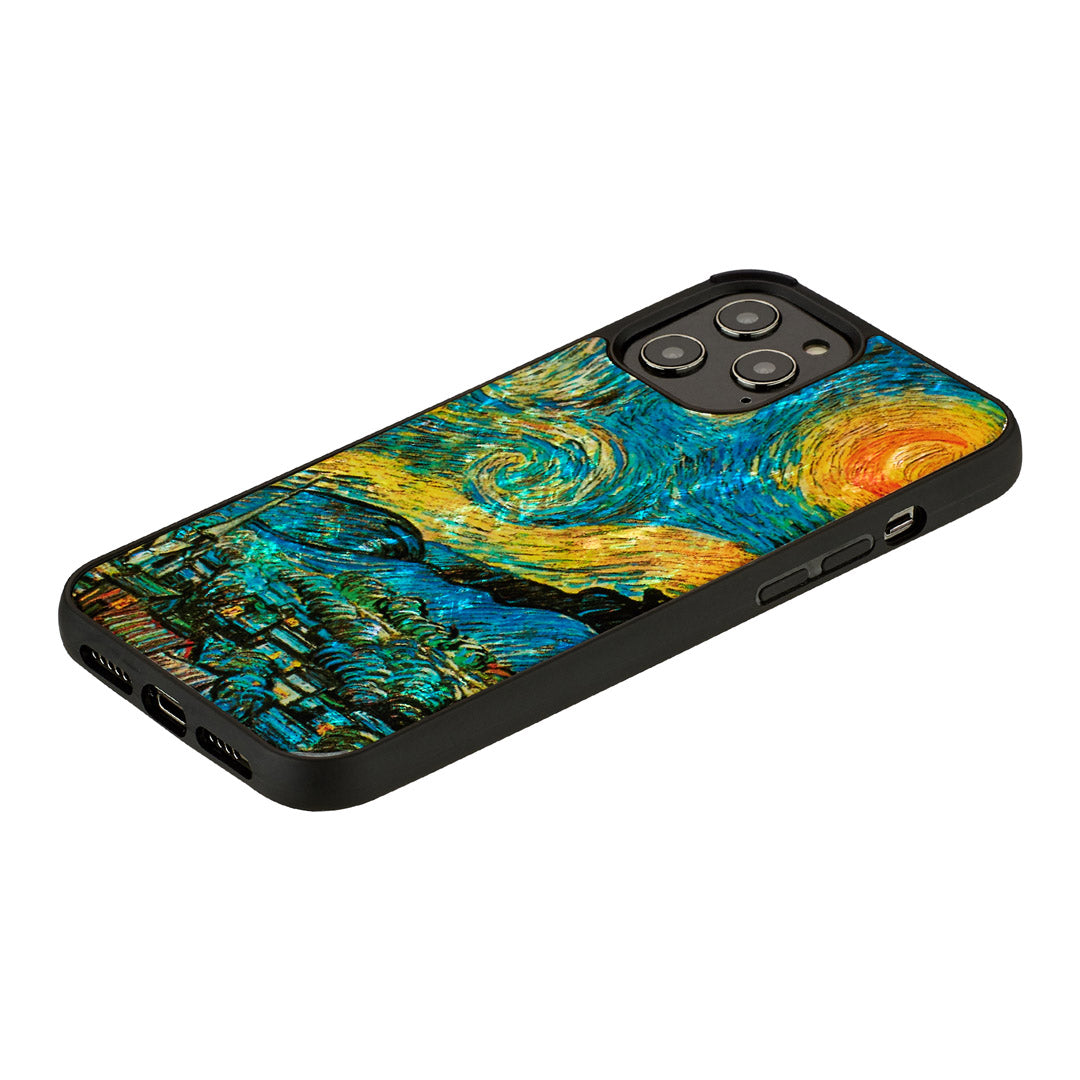 iPhone 12 Pro Max Black Starry Night iKins Cover