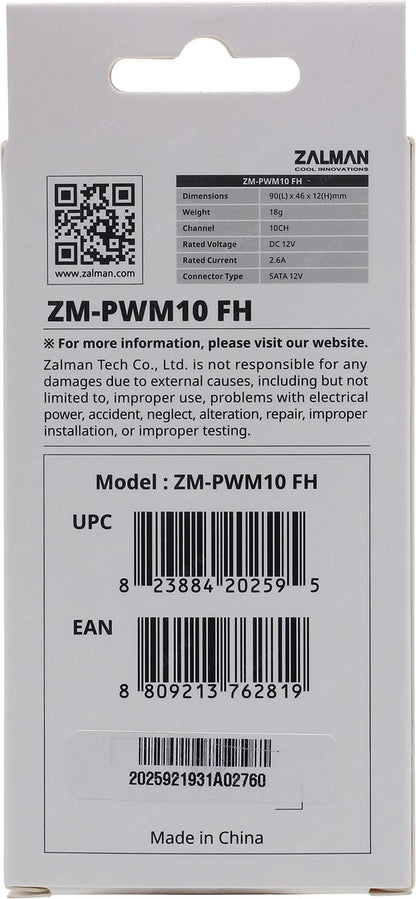 Контроллер вентилятора Zalman PWM Controller 10Port ZM-PWM10 FH