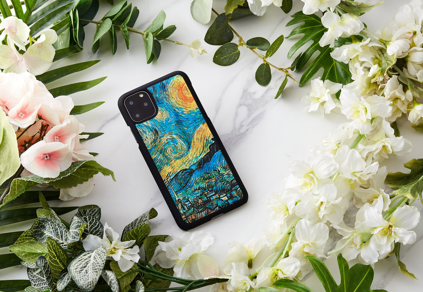 Smartphone cover for iPhone 11 Pro Max, starry night black