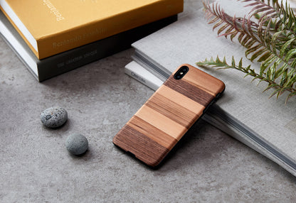 iPhone XS Max cover made of natural wood, MAN&amp;WOOD