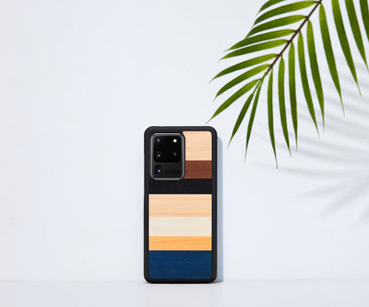 Samsung Galaxy S20 Ultra черный деревянный чехол MAN&amp;WOOD