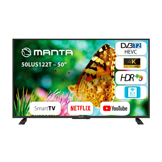 50" UHD Smart TV, Manta 50LUS122T
