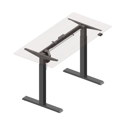 Desk legs with one motor, gray steel frame, Sbox MD-622