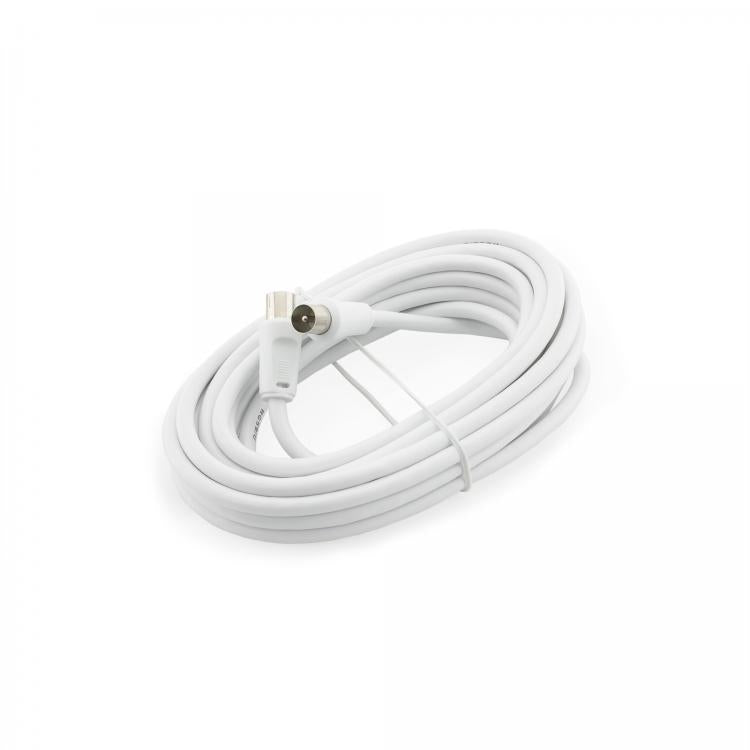 RF Cable 5M, White, Sbox RF M/F 5M