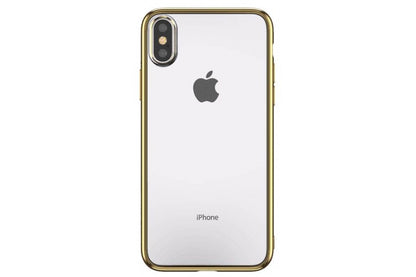 Противоударный чехол с блестками для iPhone XS/X (5.8) Золотой, Devia