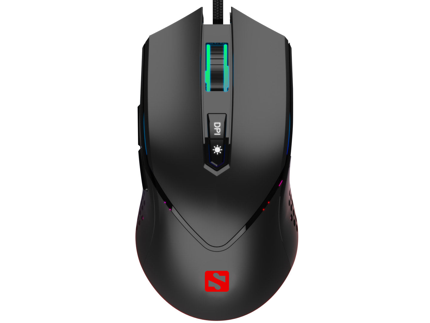 Gaming Mouse with 6400 DPI and 7 Buttons, Sandberg 640-20 Azazinator 