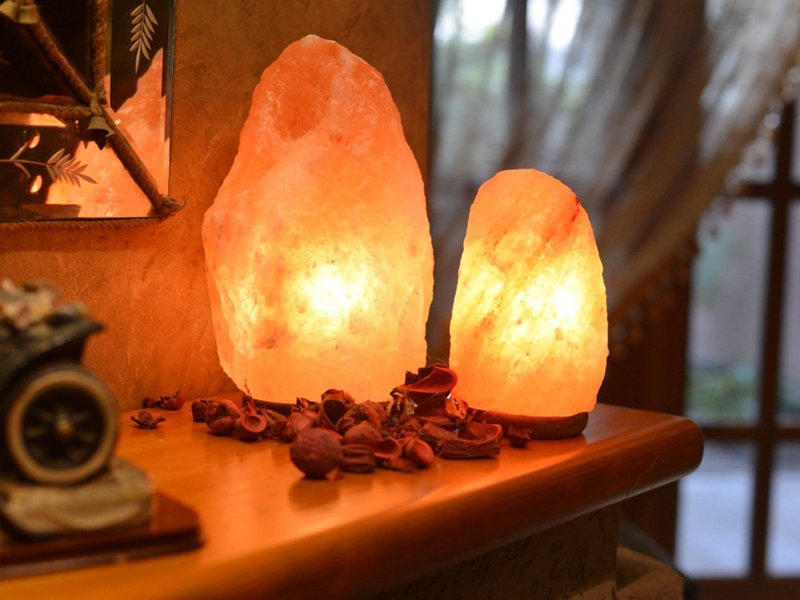 Salt stone lamp with rheostat switch Beper P201UTP100