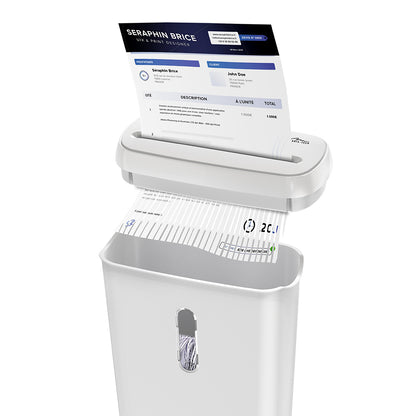 Document and credit card shredder, 8L, Media-Tech MT223 White