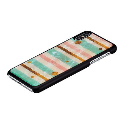 Smartphone cover for iPhone XS Max, black/mint, iKins