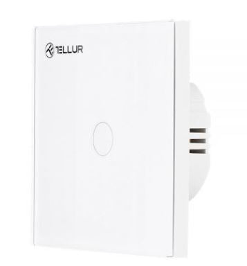 Tellur WiFi Switch, 1 Port, 1800W - Viedais WiFi Slēdzis ar Vienu Portu