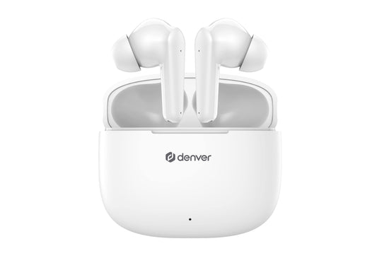 Wireless Bluetooth Headphones White - Denver TWE-48