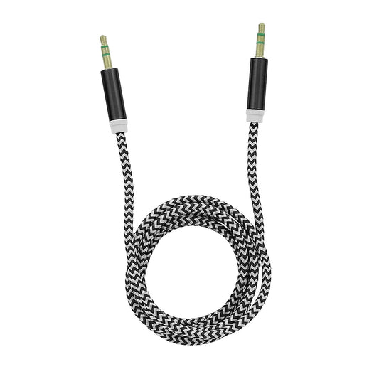 Audio kabelis 3.5mm Jack 1m Melns - Tellur Basic